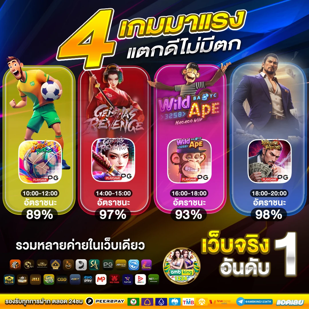 เว็บพนันถูกกฎหมาย - แบนเนอร์โปรโมชั่น